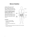 Barium Swallow - Spanish - Health Information Translations