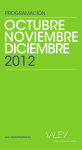 Descarga la programación de Octubre – Noviembre – Diciembre 2012