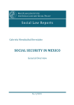 Social Law Reports SOCIAL SECURITY IN MEXICO