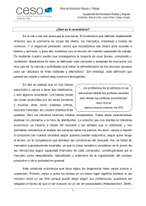 1 &Aacute;rea de Econom&iacute;a Popular y Trabajo Cuadernillo de