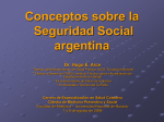 Conceptos sobre Seguridad Social en Argentina