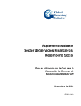 Suplemento sobre el Sector de Servicios