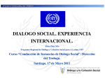 dialogo social. experiencia internacional.