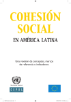 La cohesión social en América Latina. Una revisión de conceptos