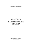 HISTORIA ELEMENTAL DE BOLIVIA