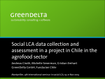 Social LCA data collection and assessment in a project in Chile in