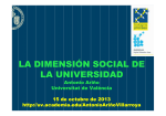 la dimensión social de la universidad