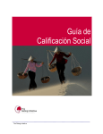 Guía de calificación social - Social Performance Task Force