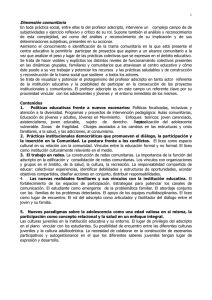 Dimensión comunitaria