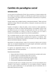 Cambio de paradigma social
