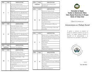 Trabajo Social - Universidad de Panamá