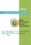actas forum nesi madrid - NESIFORUM 2017 New Economy