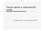 Tercer sector e intervención social (Presentación)