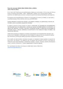 Firma de convenio INISAINAUMIDES/INJU y SUNCA 18 de mayo de