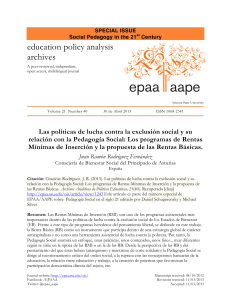 epaa aape - Education Policy Analysis Archives