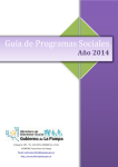 Guía de Programas Sociales2014 - Ministerio de Desarrollo Social