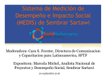 Sistema de Medición de Desempeño e Impacto Social (MEDIS) de