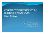Ing. Lucio Rios Quinteros Consultor Minero Lima, Noviembre 2011