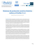 Sistemas de protección social en América Latina y el Caribe: Brasil