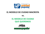 EL MODELO DE CIUDAD MACRISTA vs. EL MODELO DE CIUDAD