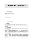 curriculum vitae - Facultad de Ciencias Políticas y Sociales