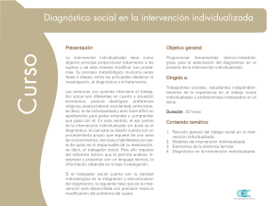 Diagnóstico social en la intervención individualizada