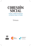 Cohesión social: inclusión y sentido de pertenencia