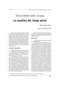 La cuestión del riesgo social