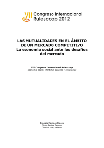 Las mutualidades en el ámbito de un mercado com..
