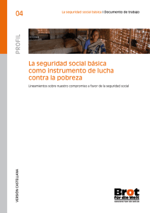 La seguridad social básica como instrumento de lucha contra la