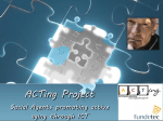 ACTing Project: Presentation and role of Social Agents