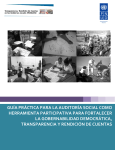 guía práctica para la auditoría social como herramienta participativa
