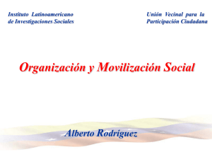Organización y Movilización Social