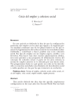 Crisis del empleo y cohesión social