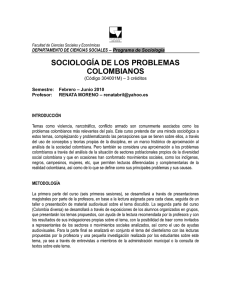 sociología de los problemas colombianos