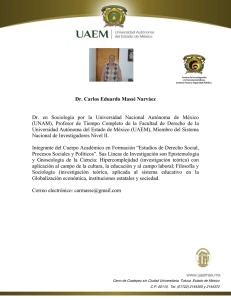 Ficha curricular del Dr. Carlos Massé Narváez