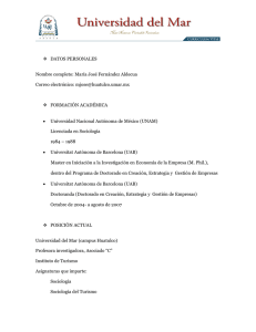 Mar&iacute;a Jos&eacute; Fern&aacute;ndez Aldecua Correo electr&oacute;nico: mjose