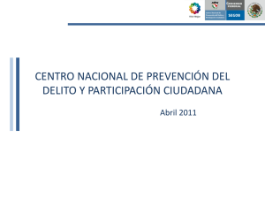 Centro Nacional de Prevención del Delito y Participación Ciudadana