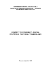 contexto economico, social político y cultural venezolano