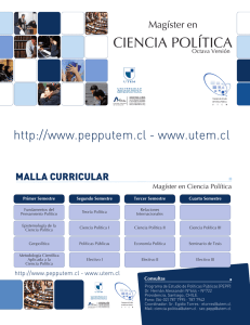 ciencia política - Programa de Estudio Políticas Públicas
