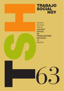 Revista TSH Nº 63 - Colegio Oficial de Trabajadores Sociales de