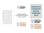 proyecto cohesión social córdoba 2015