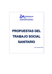 documento de Propuestas del Trabajo Social Sanitario