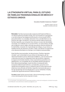 la etnografía virtual para el estudio de familias transnacionales en