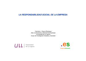 la responsabilidad social de la empresa