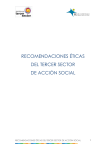 Recomendaciones Éticas del Tercer Sector de Acción Social