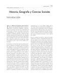 Introducción Historia, Geografía y Ciencias Sociales