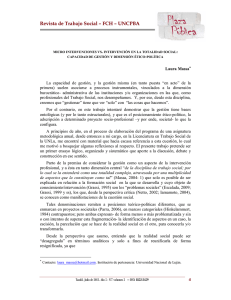 Revista de Trabajo Social – FCH – UNCPBA