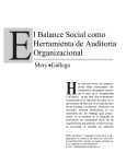 l Balance Social como Herramienta de Auditoría