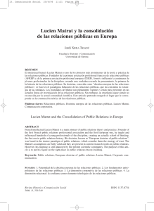 Lucien Matrat y la consolidación de las relaciones públicas en Europa